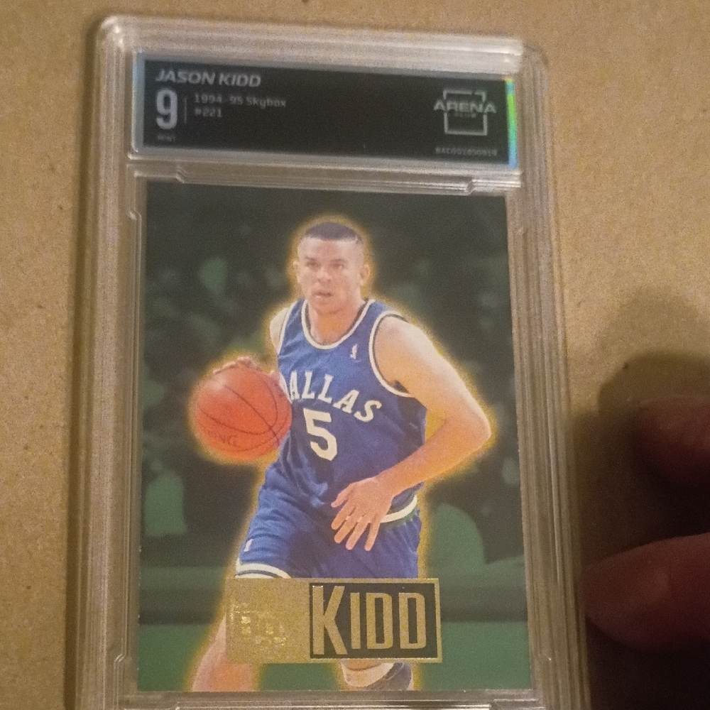 Jason Kidd 1994-95 Skybox Arena Club Graded 9 Rookie Basketball Card